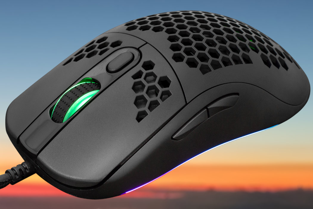 Mysz WHITESHARK GALAHAD-B gaming disagn wyglśd DPI minimalistyczny sensor gra gracz wyposażenie