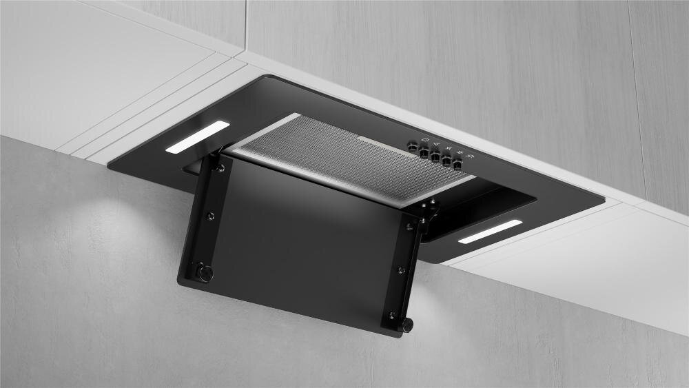 BERG Maestro Lite konstrukcja okap aluminiowy filtr przeciwtłuszczowy tłuszcz gotowanie smażenie materiał odporność szklany panel pochłanianie