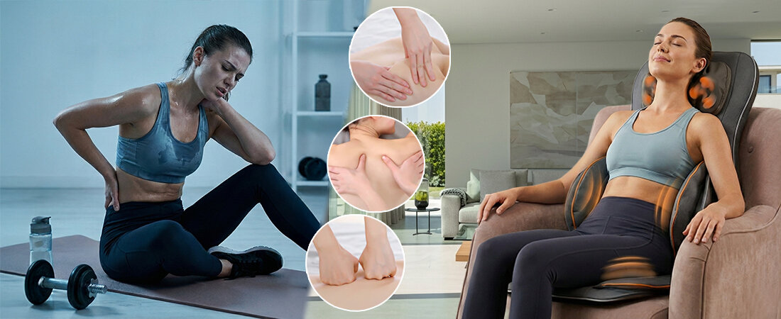 Mata masująca MEDIVON Cosy Air Pro Domowy fizjoterapeuta zdjęcie lifestyle