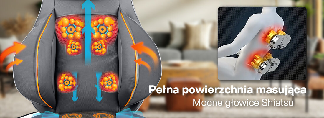 Mata masująca MEDIVON Cosy Air Pro poziom intensywnosci 8 glowic regulacja