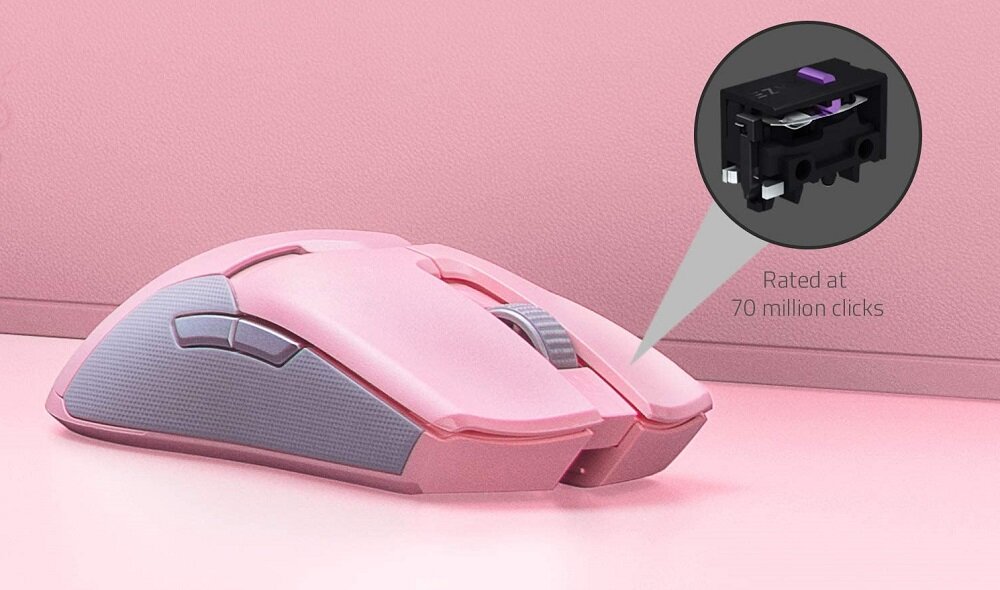 Mysz RAZER Viper Ultimate & Mouse Dock Quartz - bezprzewodowa lacznosc
