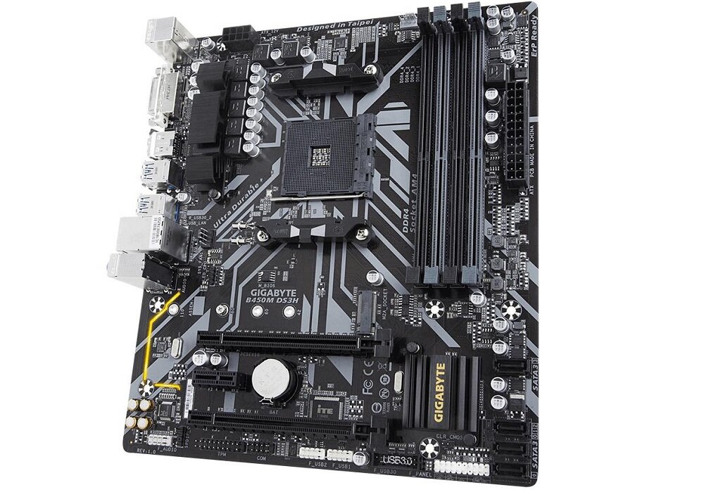 Płyta główna GIGABYTE B450M DS3H V2 kompatybilność z Radeon Vega
