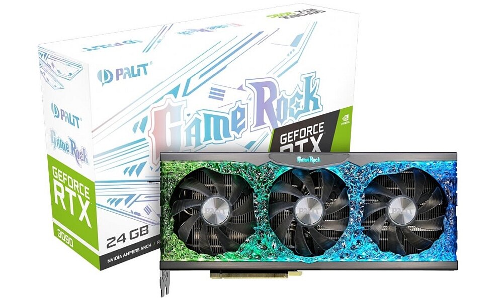 Karta graficzna PALIT GeForce RTX 3090 GameRock 24GB nvlink