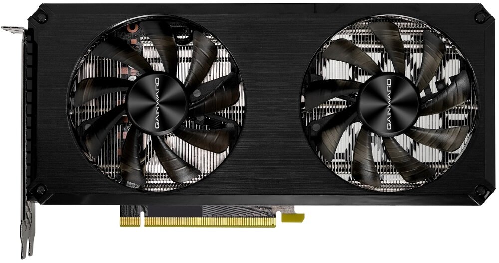 Karta graficzna GAINWARD GeForce RTX 3060 Ti Ghost 8GB - dwa wentylatory masywny radiator