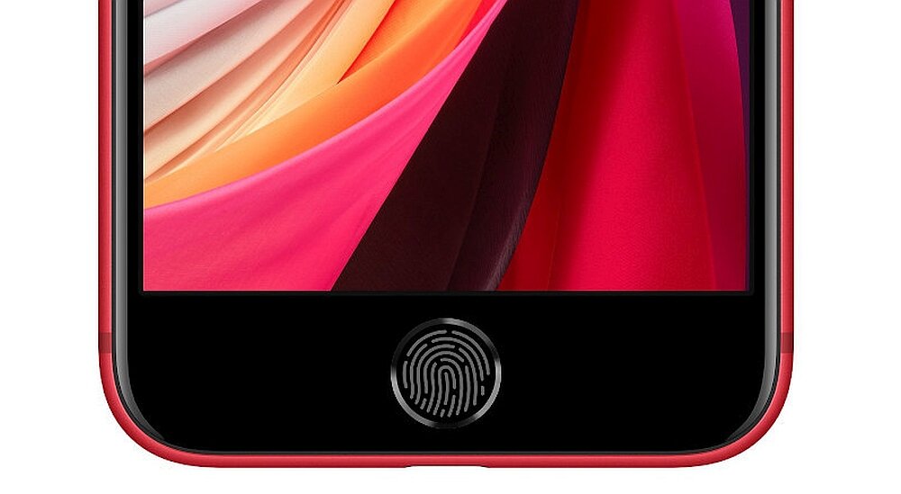 Smartfon APPLE iPhone SE blokada touch id linie papilarne