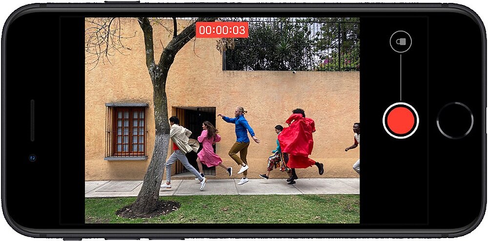 Smartfon APPLE iPhone SE nagrywanie 4k filmy