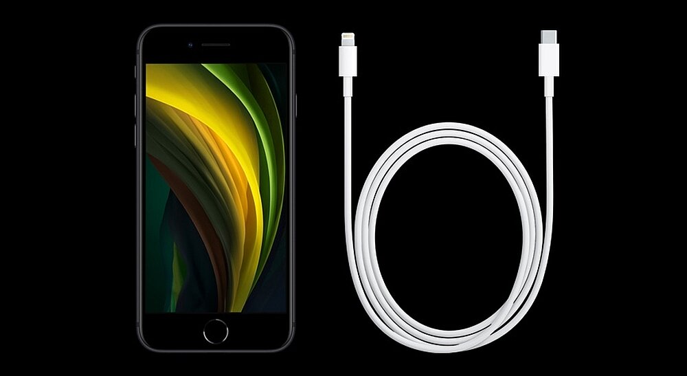 Smartfon APPLE iPhone SE kabel środowisko słuchawki ładowarka