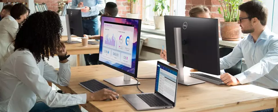 Monitor DELL P2721Q - rozdzielczość 4K lepsza wydajność szeroki kąt widzenia