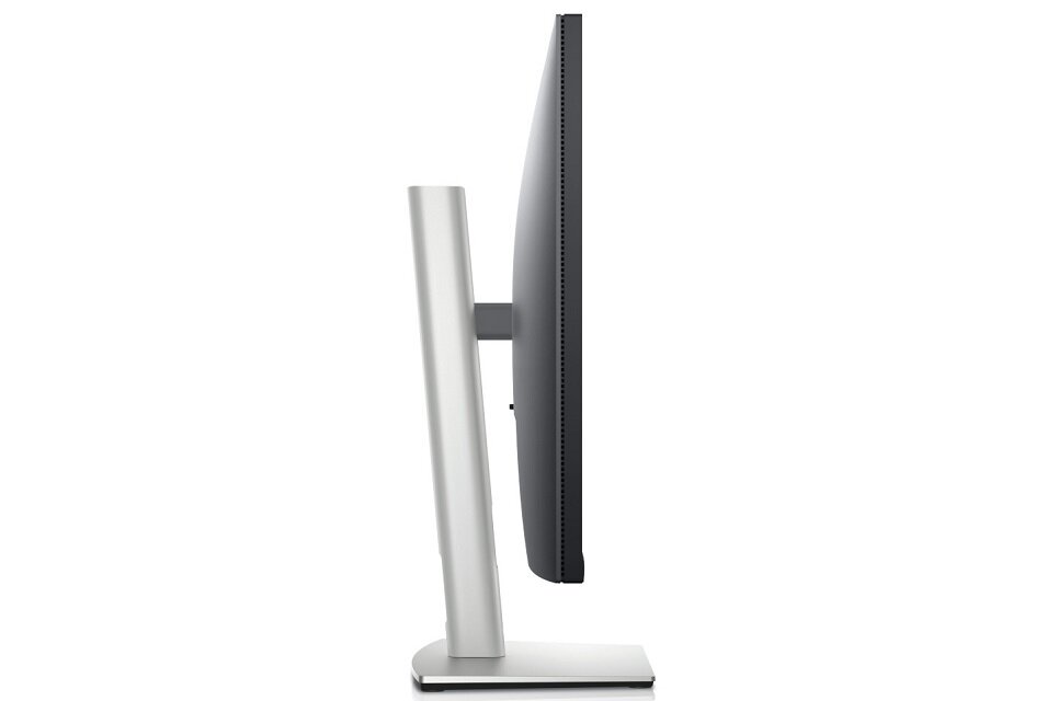 Monitor DELL P2721Q - regulacja wysokości i stopnia pochylenia prawdiłowa postawa