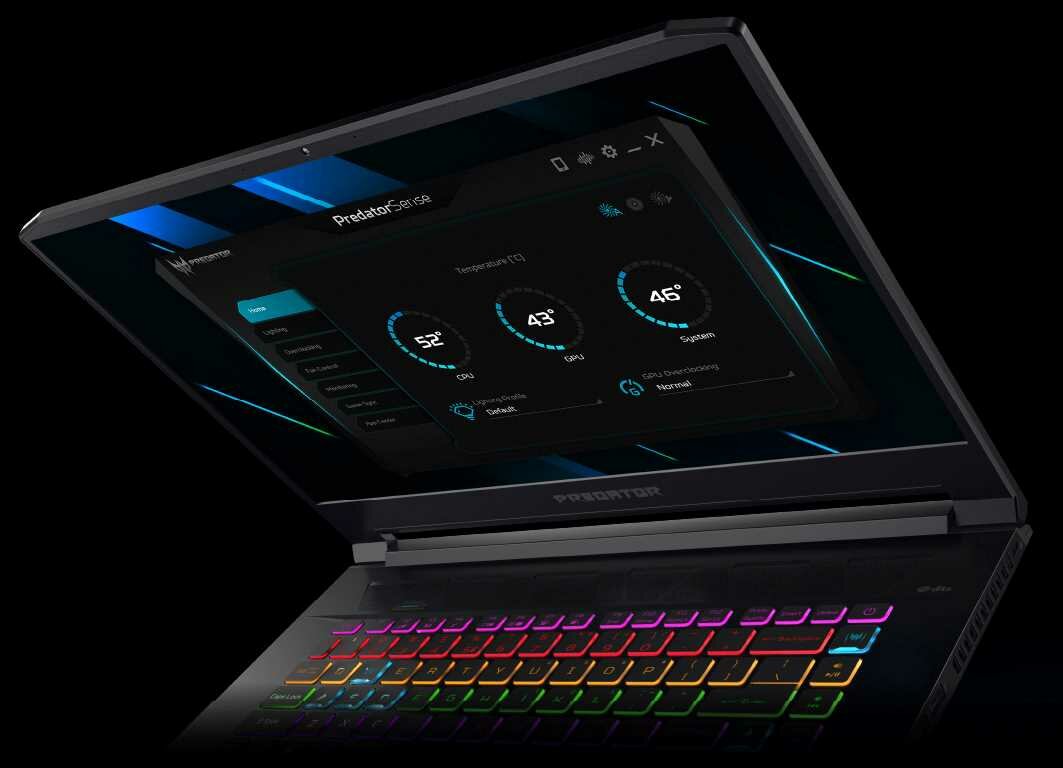 Laptop ACER Predator Triton 500 - PredatorSense