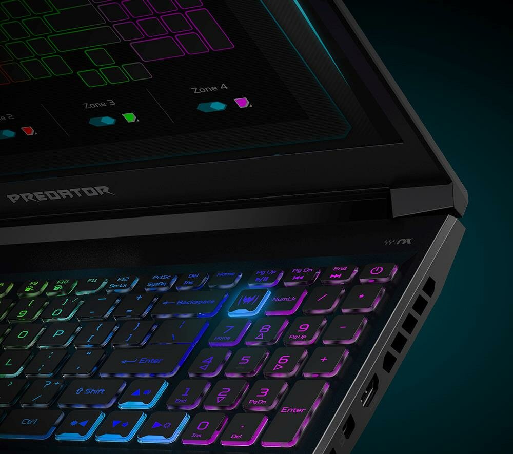 Laptop ACER Predator Helios 300 - klawiatura