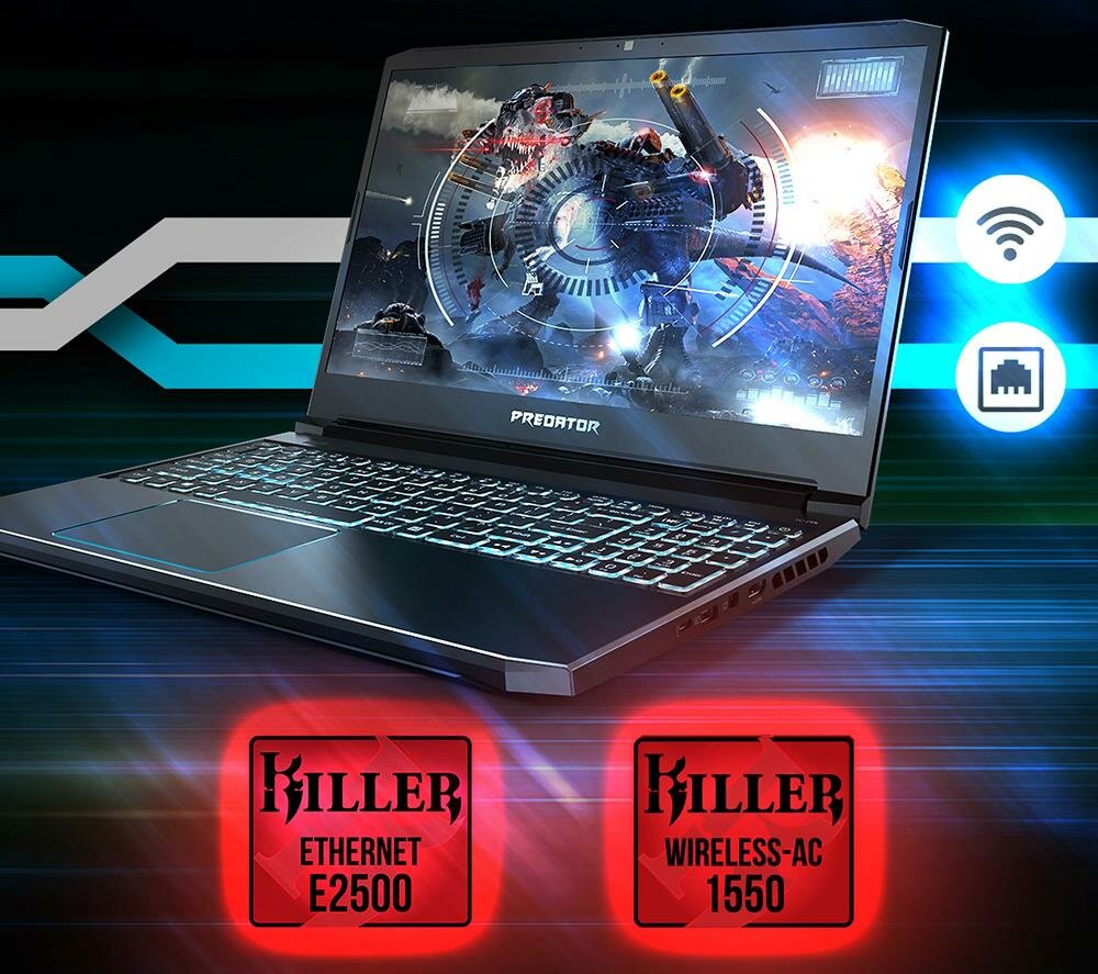 Laptop ACER Predator Helios 300 - łączność