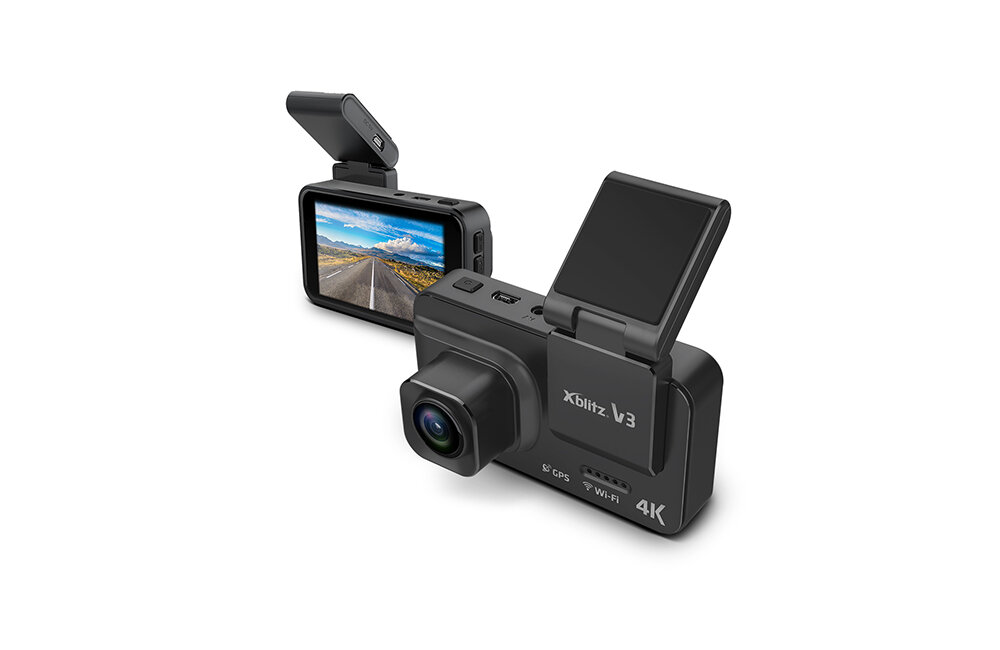 Wideorejestrator Xblitz V3 jakosc obraz rozdzielczosc 4K