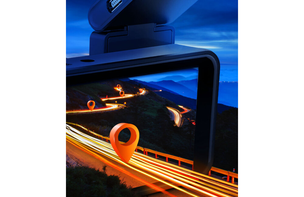 Wideorejestrator Xblitz V3 modul GPS mapa predkosc