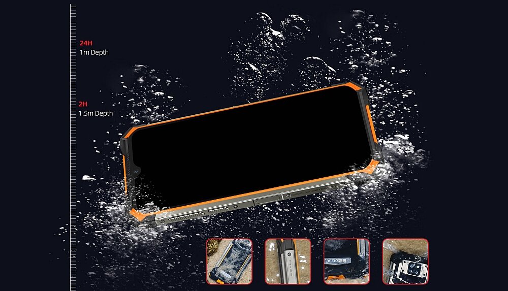 Smartfon DOOGEE S88 Pro dzwonienie aparat ekran odporny obudowa bateria rozdzielczość pojemność procesor