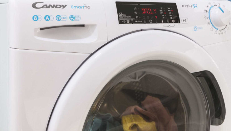 Pralka-CANDY-SMARTPRO-CSO-14105TBE-1-S pralka active motion zmienna prędkość szybko skutecznie