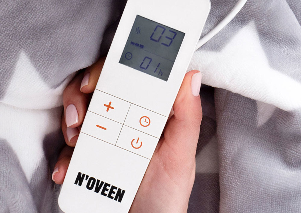 Koc elektryczny NOVEEN EB750 funkcje sterowania Kontroler SMART LCD łatwe dostosowanie temperatura potrzeby 10 poziomów grzania harmonogram