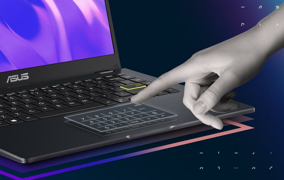 Laptop ASUS E410MA - NumberPad