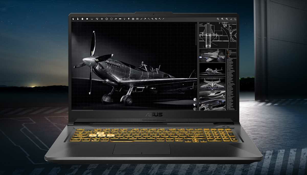 Laptop ASUS Tuf Gaming A17 - dysk ssd dodatkowe gniazdo przyśpieszony czas ładowania gier i aplikacji