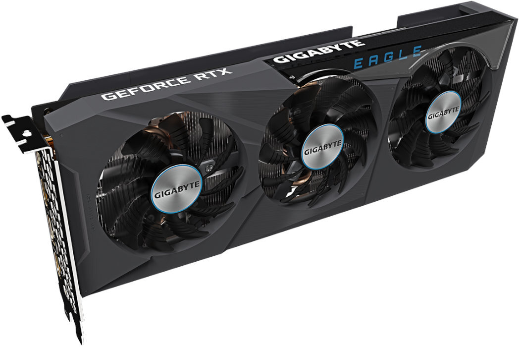 Karta graficzna GIGABYTE GeForce RTX 3060 Ti Eagle OC 8GB - 1695MHz 8GB pamięci GDDR6 wydajność w rozdzielczości QHD