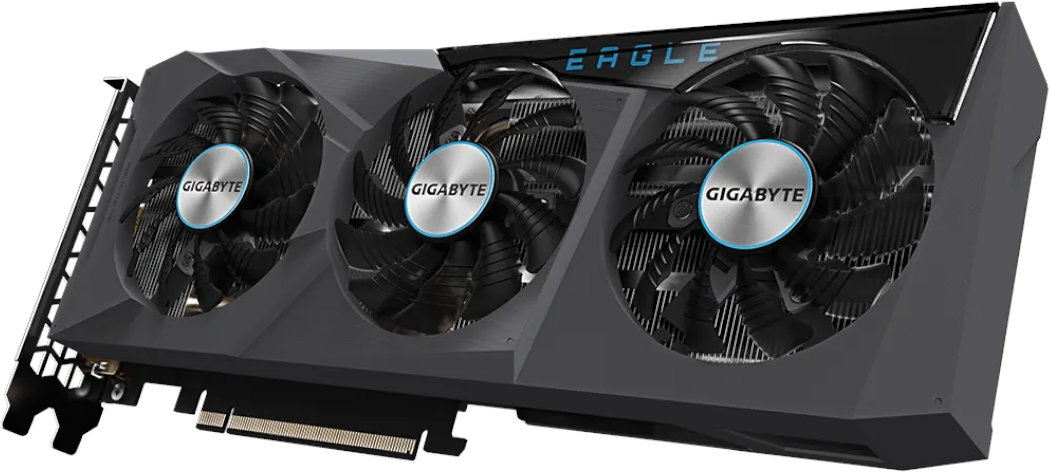 Karta graficzna GIGABYTE GeForce RTX 3060 Ti Eagle OC 8GB - architektura NVIDIA AMPERE nowa jakość rdzenie Tensor RT