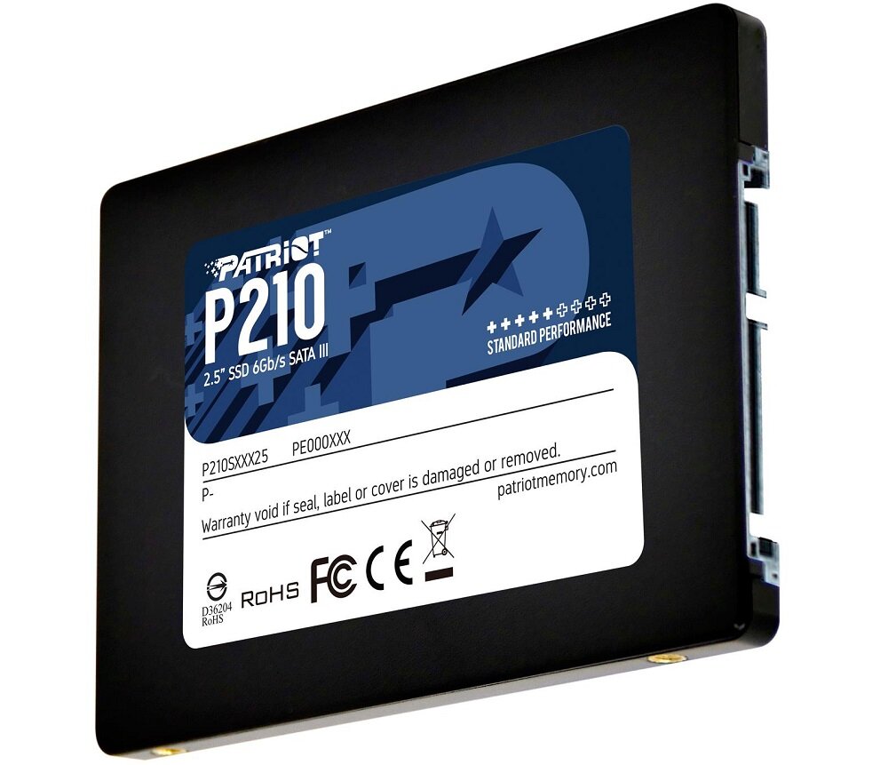 Dysk PATRIOT P210 128GB SSD - pojemnosc