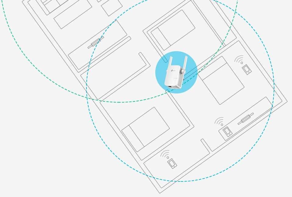 Wzmacniacz sieci TP-LINK TL-WA855RE N300 - WiFi