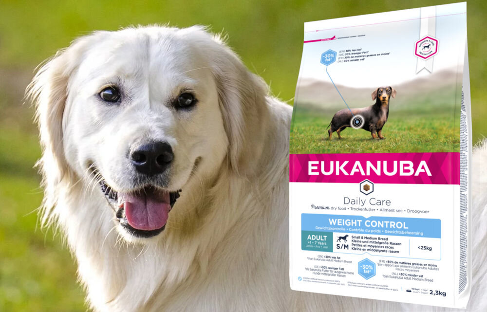 Karma dla psa EUKANUBA Adult Medium Weight Control Kurczak 15 kg dawkowanie analiza sklad