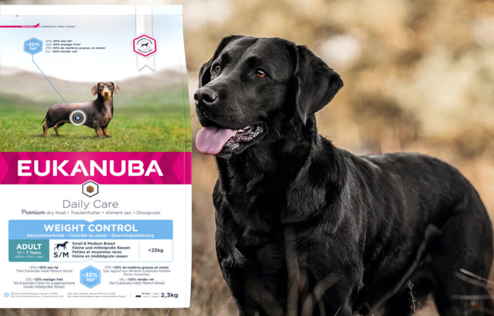 Karma dla psa EUKANUBA Adult Medium Weight Control Kurczak 15 kg dawkowanie analiza sklad