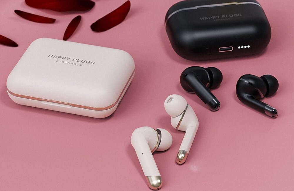 Słuchawki douszne HAPPY PLUGS Air 1 Plus Earbud TWS ANC obsługa połączeń wbudowane mikrofony