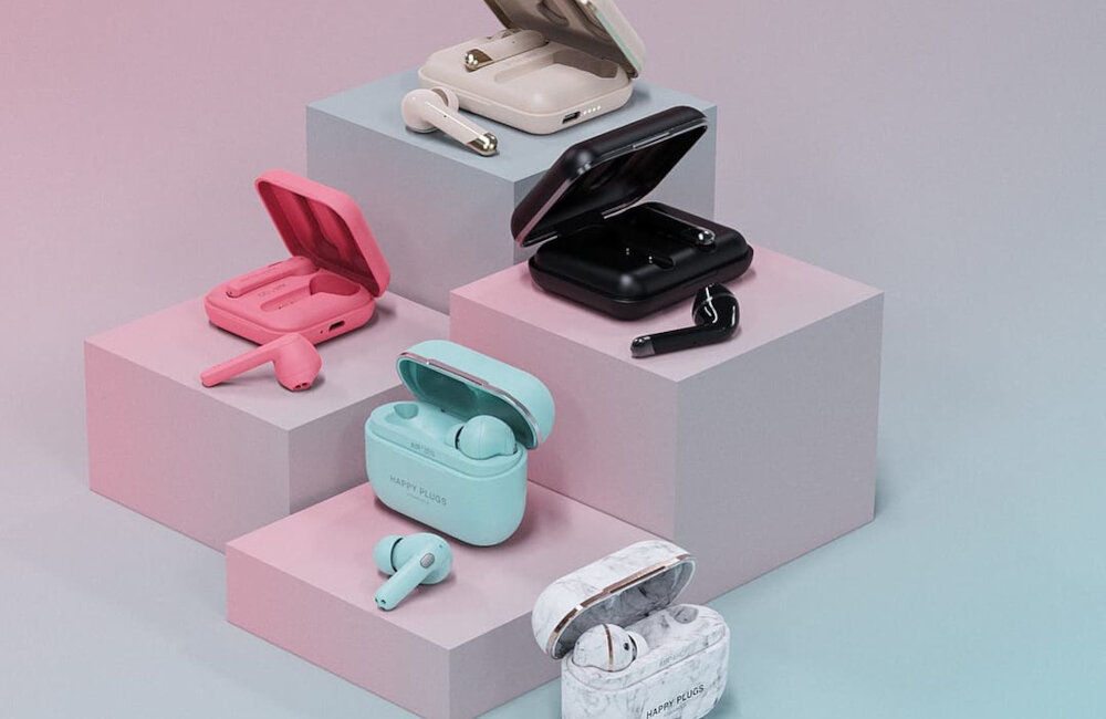 Słuchawki douszne HAPPY PLUGS Air 1 Plus Earbud TWS ANC obsługa regulacja