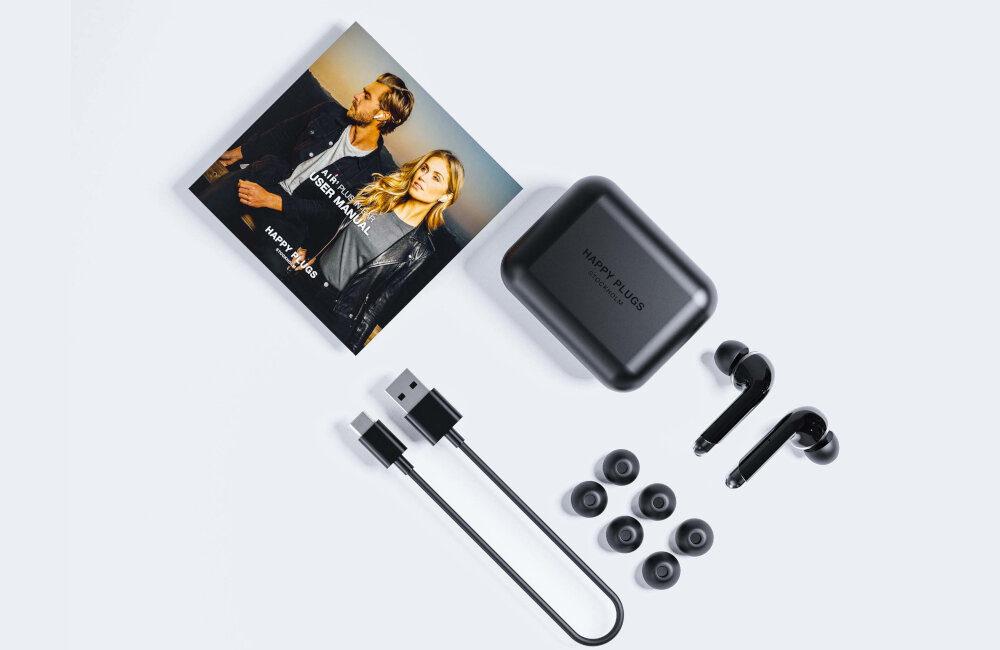 Słuchawki douszne HAPPY PLUGS Air 1 Plus Earbud TWS ANC czas działania czas pracy