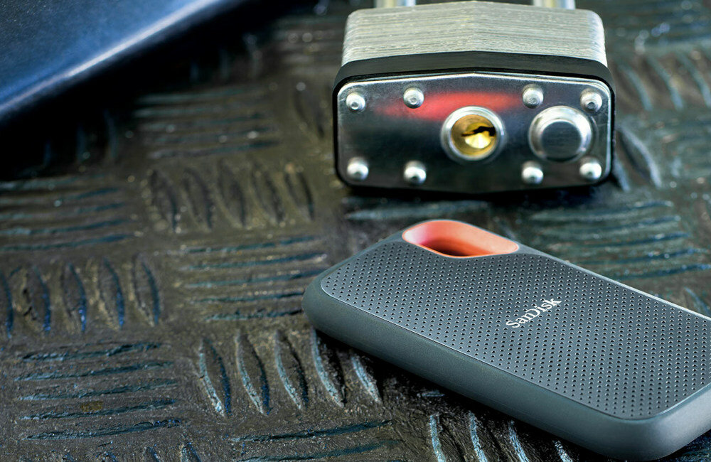 SanDisk® EXTREME PRO PORTABLE 1 TB szyfrowanie hasło