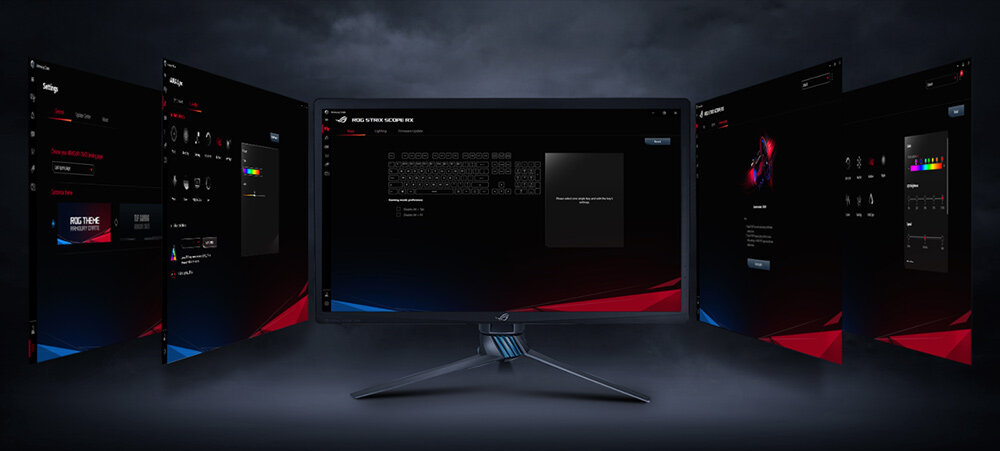 ASUS ROG STRIX SCOPE RX konfiguruj ustawienia