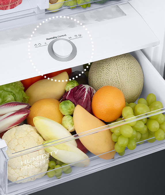 Zdjęcie z zaznaczonym miejscem, w którym można zmienić poziom wilgotności