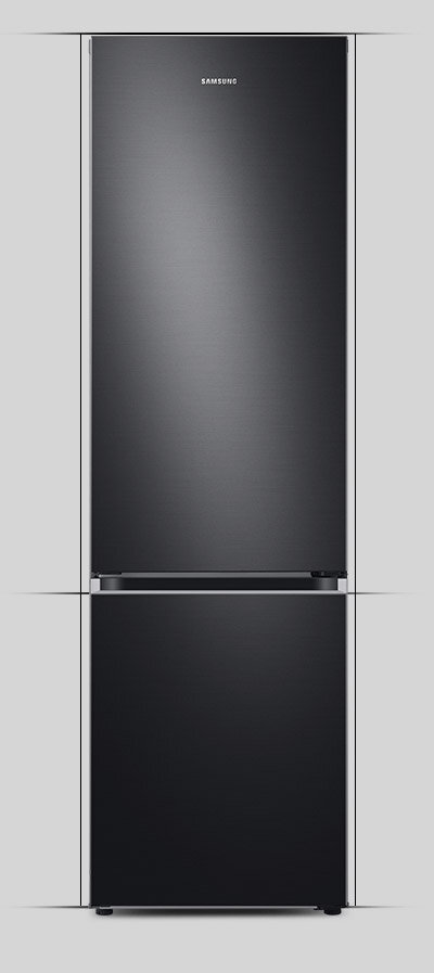 Umieszczone między ikonkami zdjęcie lodówki Samsung RB38T603DB1