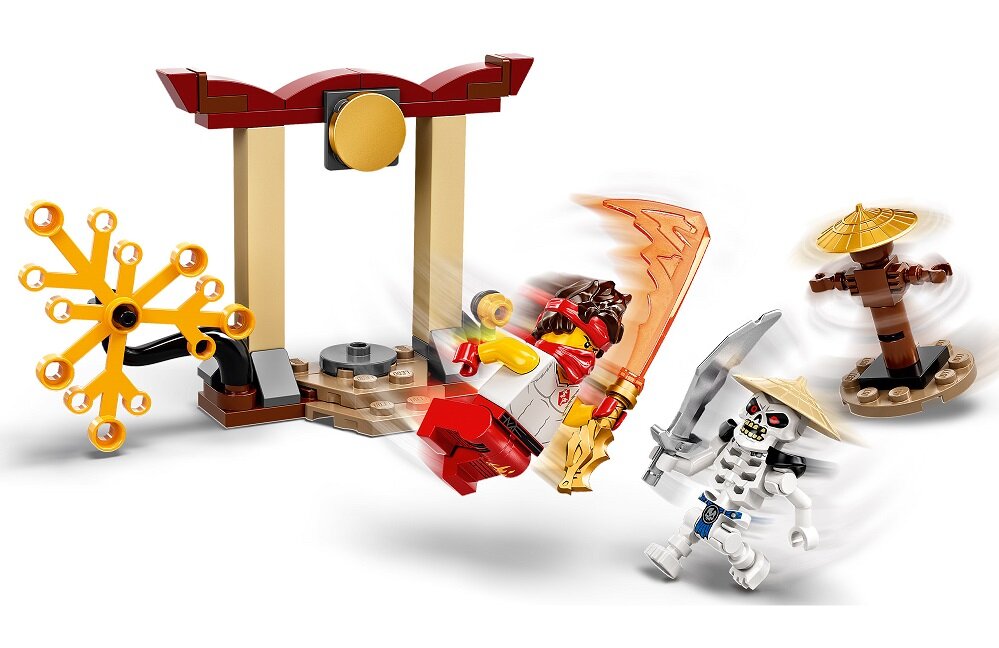 LEGO Ninjago Epicki zestaw bojowy Kai kontra Szkielet 71730 ciekawa zabawa 61 elementów minifigurki