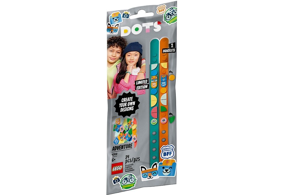 LEGO Dots Bransoletki przygodowe 41918 Bezpieczeństwo najwyższe standardy branżowe