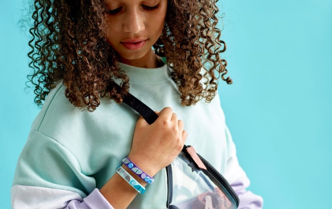 LEGO Dots Bransoletka z syrenim wdziękiem 41909 regulowana łatwo dopsowuje się 