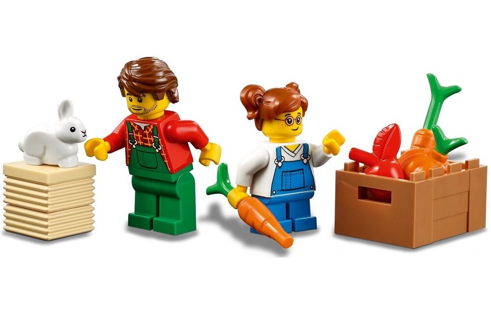 LEGO City Traktor 60287 Radość z tworzenia nowych rzeczy 144 elementów bele siana skrzynia klocków minifigurka farmera