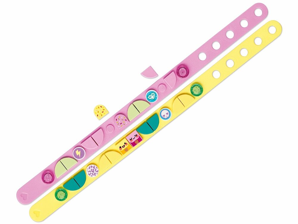 LEGO Dots Bransoletka z lodami dla przyjaciół 41910 brokatowe lody dwie bransoletki