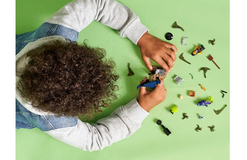 LEGO Ninjago Cole kontra Wojownik Duch 71733 mech samoloty smoki Nauka przydatnych umiejętności poprzez zabawę