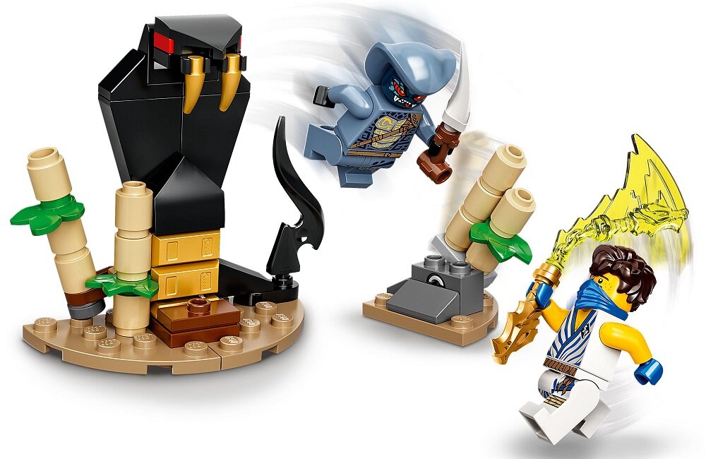 LEGO Ninjago Epicki zestaw bojowy Jay kontra Wężon 71732 Minifigurki w zestawie 69 elementów