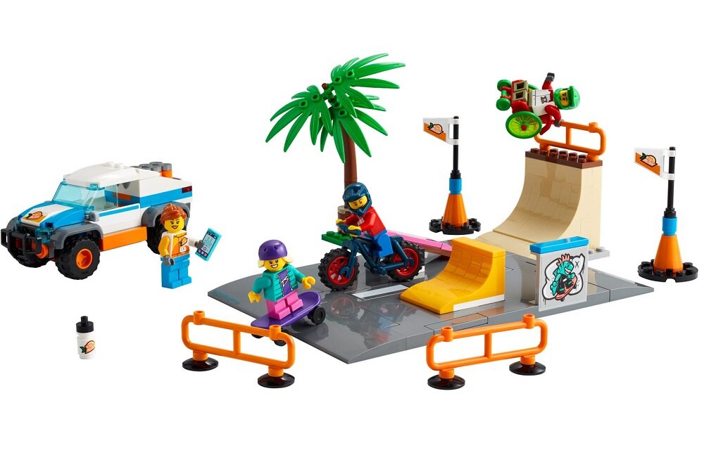 LEGO City Skatepark 60290 Innowacyjny system płytek drogowych oryginalne miasto