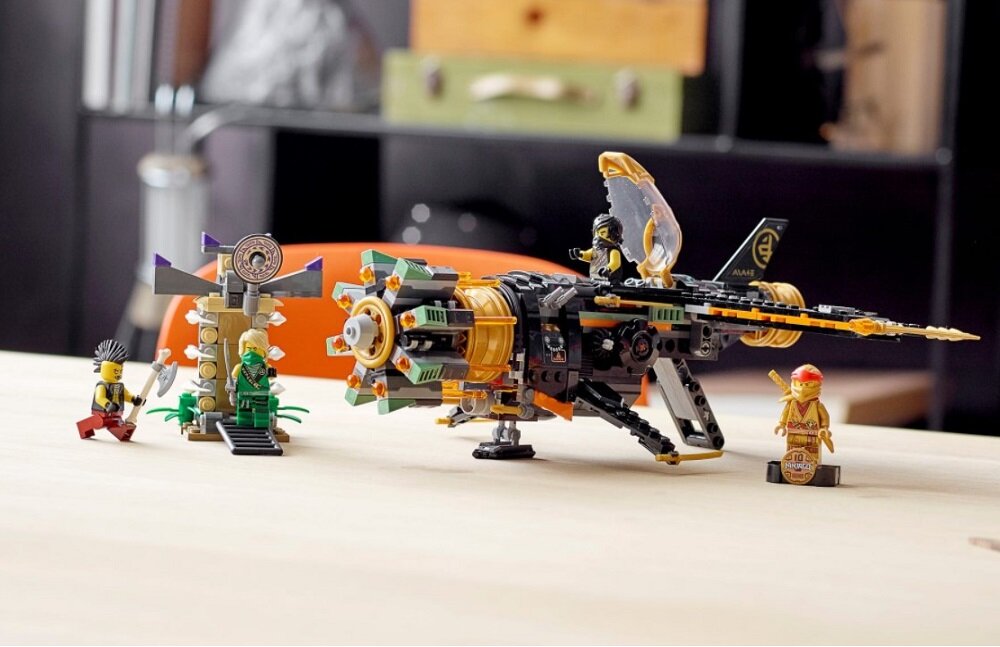 LEGO Ninjago Kruszarka skał 71736 Kształtowanie różnych umiejętności poprzez zabawę figurki