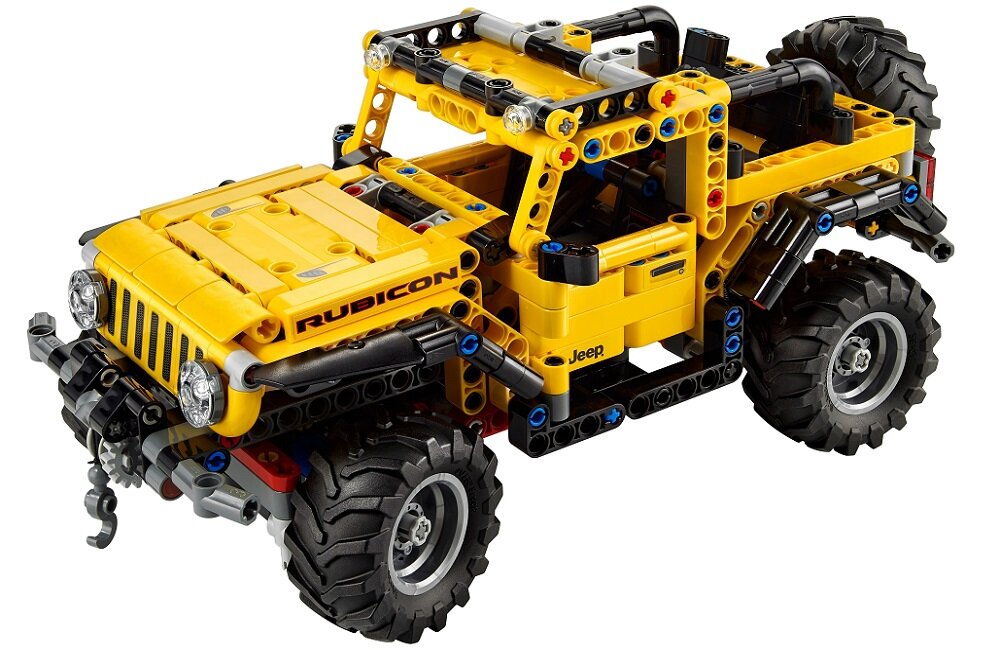 LEGO Technic Jeep Wrangler 42122 Klocki są do siebie perfekcyjnie dopasowane
