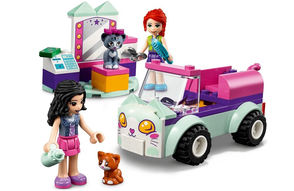 LEGO Friends Samochód do pielęgnacji kotów 41439 rozwój wielu umiejętności