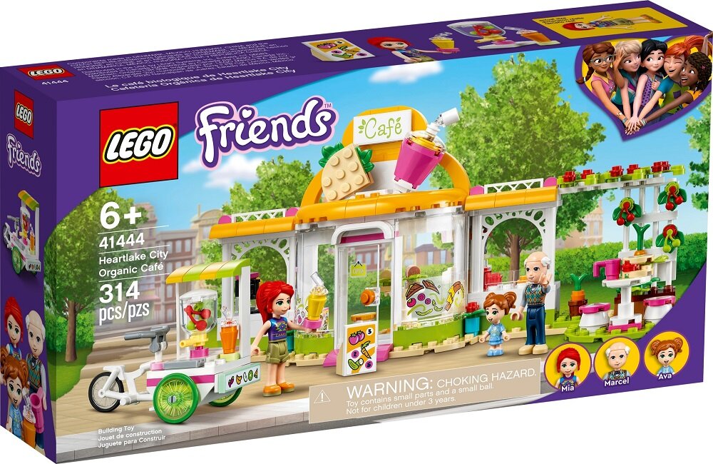 LEGO Friends Ekologiczna kawiarnia w Heartlake City 41444 Zabawa napędzana wyobraźnią
