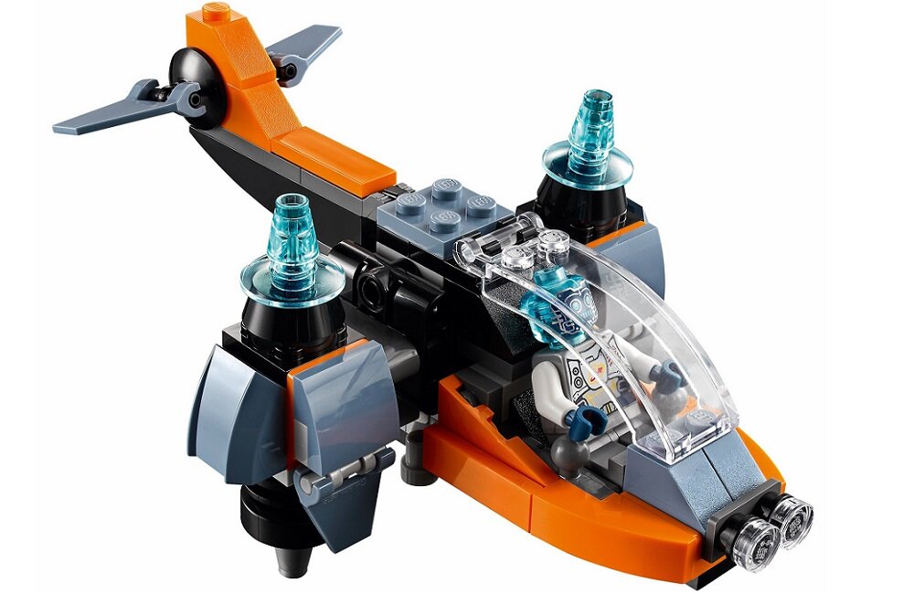 LEGO Creator Cyberdron 31111 W domu i w podróży