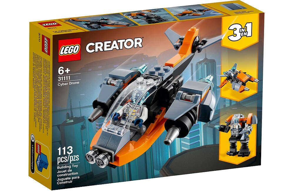 LEGO Creator Cyberdron 31111 Wymagające testy wytrzymałościowe
